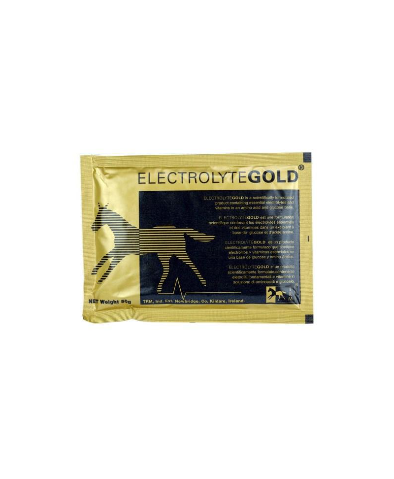 Ã‰lectrolytes chevaux poudre 50 g Gold TRM