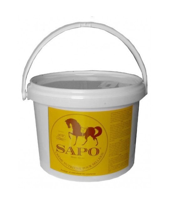 SAPO seau de 4  litres (crÃ¨me nutritive pour cuirs de sellerie)