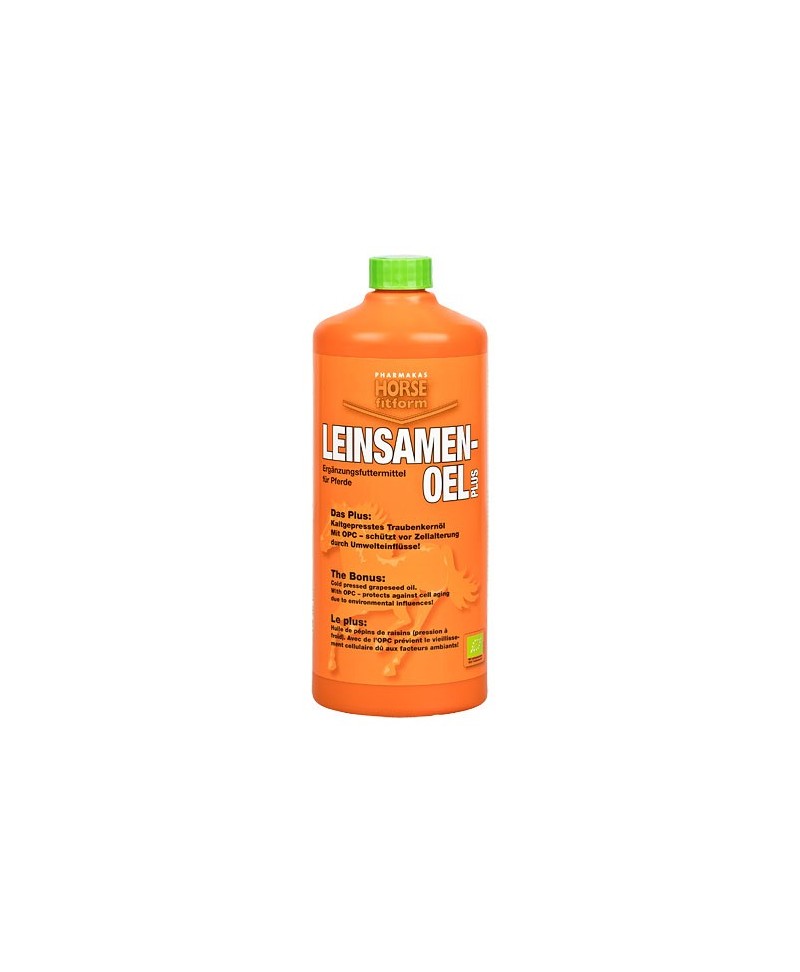 Huile de lin digestion chevaux 1 L Horse Fitform