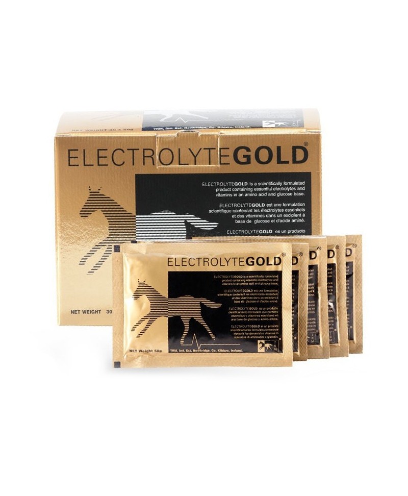 Ã‰lectrolytes chevaux poudre 30 x 50 g Gold TRM