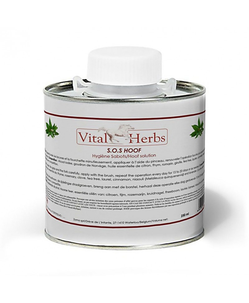 Soins fourchettes 250 ml SOS Hoof Vital Herbs