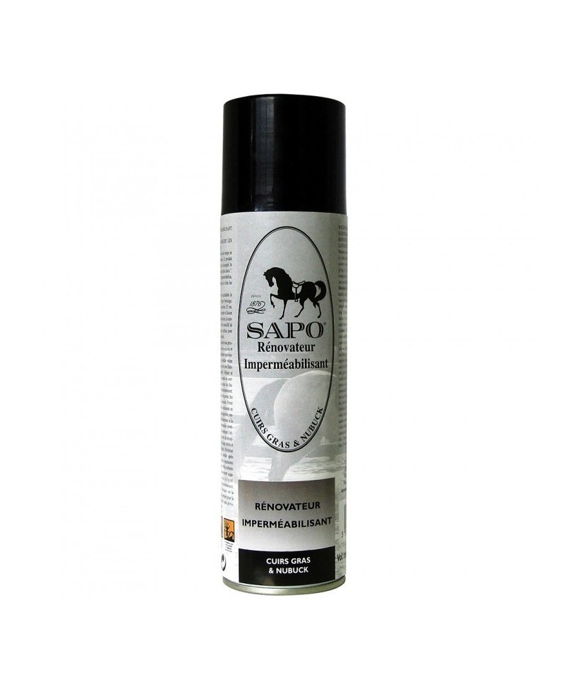 Spray rénovateur et imperméabilisant cuir gras et nubuck 250 ml Sapo