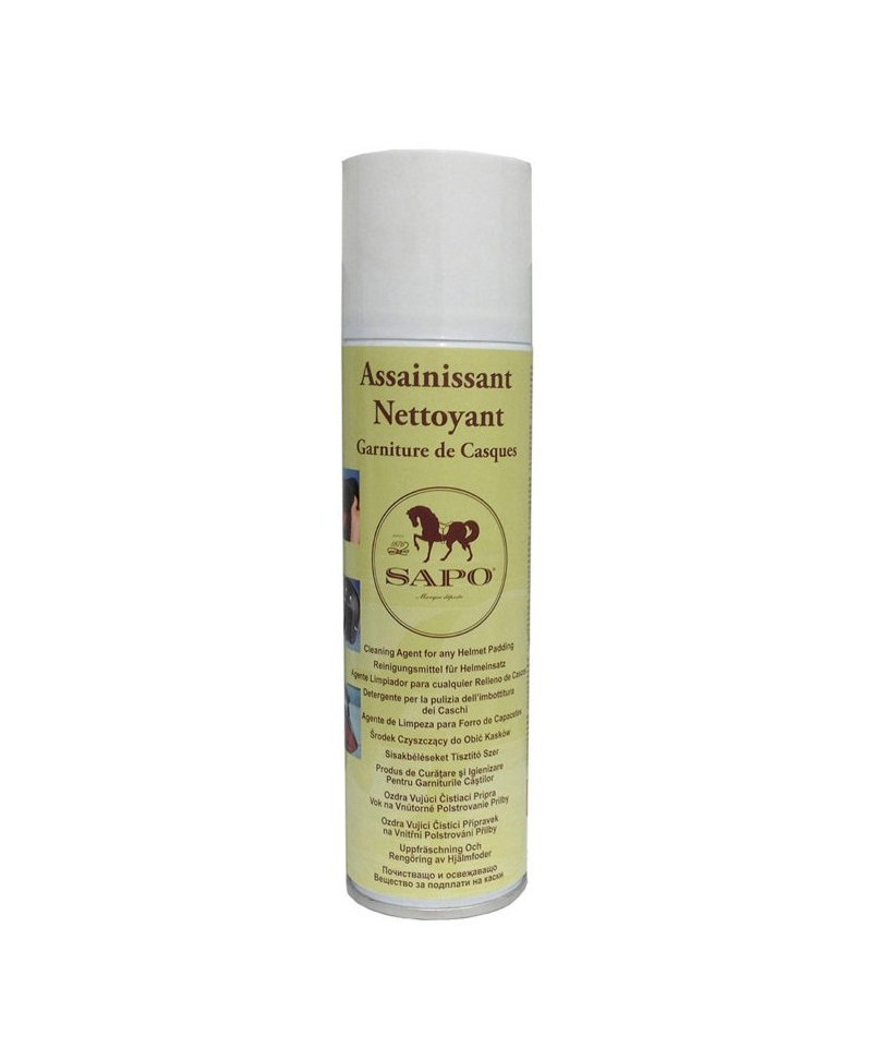 Assainissant nettoyant casques Ã©quitation 250 ml Sapo