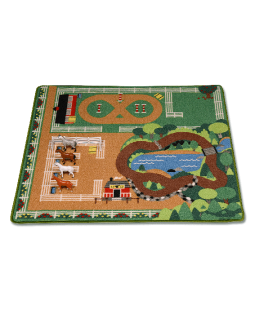 Tapis de jeu Ã©curie avec figurines chevaux Waldhausen