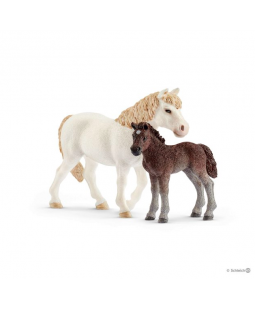 Figurine Ponette et Poulain