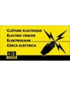 PANNEAU CLOTURE ELECTRIQUE  L'UNITE LGE