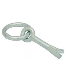 ANNEAU D'ECURIE A SCELLER 10 MM  X 70 MM ACIER ZINGUE