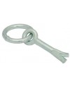 ANNEAU D'ECURIE A SCELLER 10 MM  X 70 MM ACIER ZINGUE