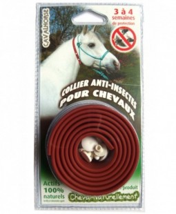 Collier anti-insecte chevaux